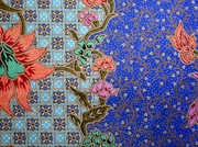 Batik dug 2m 15-033, Blå